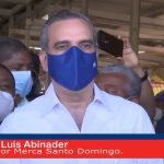 Presidente República Dominicana @LuisAbinader realiza recorrido por el Merca Santo Domingo