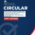 COMUNICADO @MapRDo |Reducción de jornada laboral este viernes en instituciones públicas