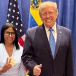 Delcy Rodríguez califica de «histórica» su reunión con Trump