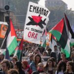 Protestas multitudinarias se extienden por Italia durante huelga